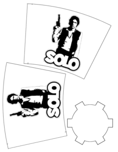 Han Solo Cup Template