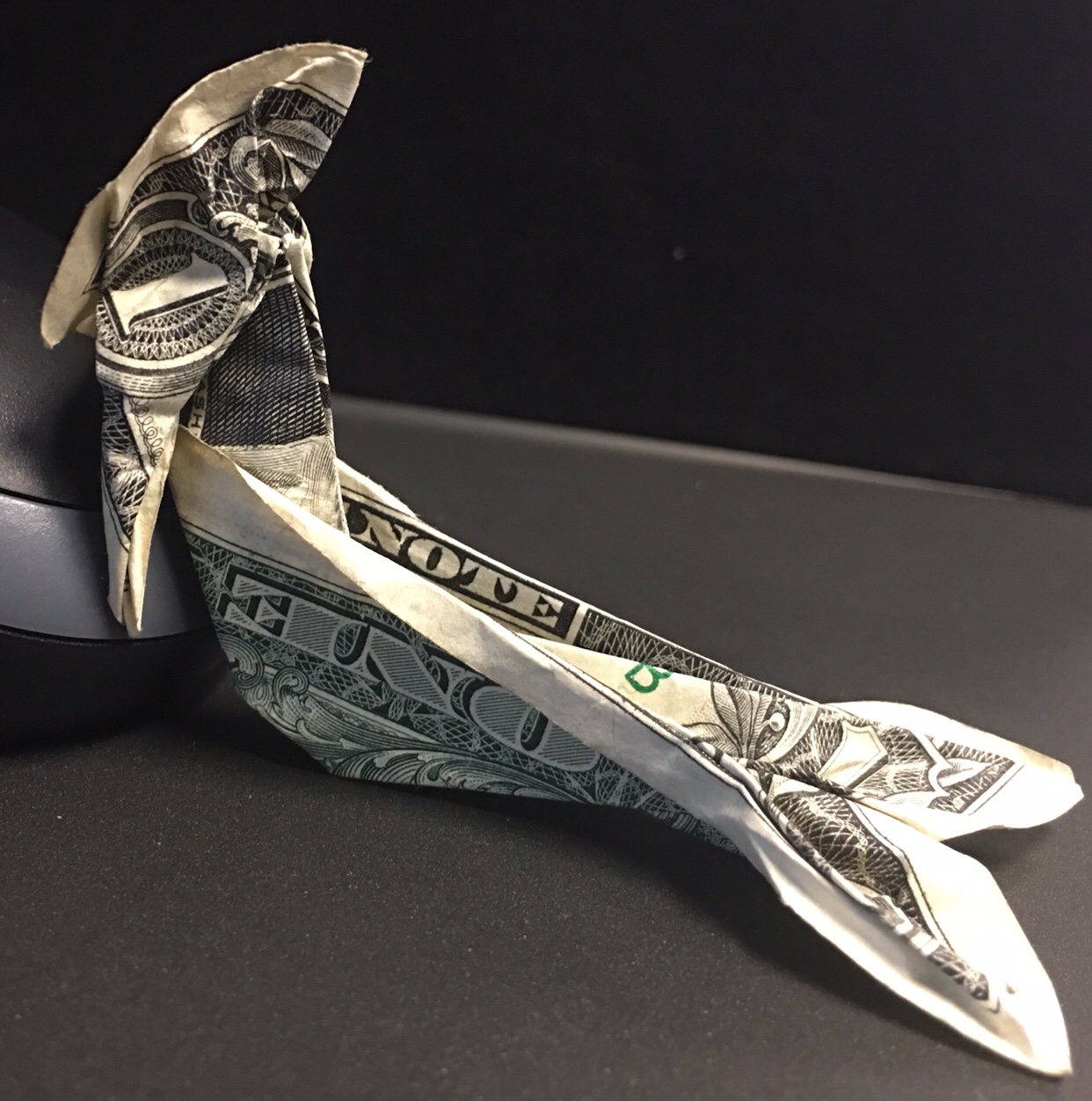 Dollar origami mermaid