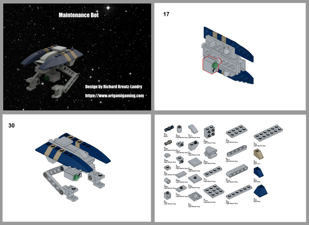 LEGO Instructions booklet preview